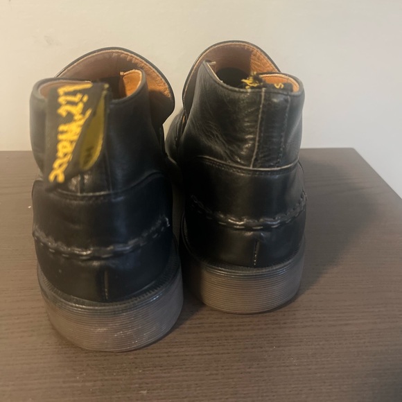 Dr. Martens Black Leather Slip-On Loafers - Picture 4 of 6